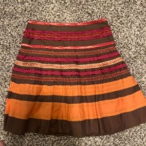 Multi colored skirt